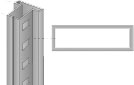 Regalpfeiler 1.8 m für Zink-Regal,