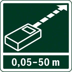 Digitaler Laser-Entfernungsmesser PLR 50 C Bosch